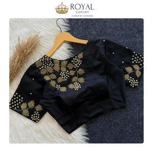 เสื้อผู้หญิงผ้าไหมมินโตริ ดีไซน์สวยทันสมัย ตกแต่งด้วยงานฝีมือเย็บปักถักร้อยอย่างประณีต เหมาะสำหรับงานปาร์ตี้และงานแต่งงาน - Product Image 5