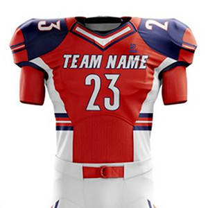 Meilleures ventes Nouvelle arrivée Uniforme de football américain imprimé 100% polyester durable Vente en gros Personnalisé Tenue d'équipe pour hommes Prix abordable - Product Image 3