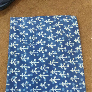 Tela estampada a mano estilo indio, material de algodón estampado para vestidos, material de algodón estampado a mano para vestidos - Product Image 1