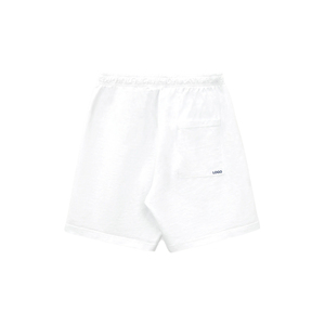 Custom Women's Heritage Serif Gym Shorts Premium Cotton Jersey Athletic Training Medium Weight 260 GSM Elastic Waistband Soft - Product Image 5