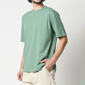 Camisetas Casuales de Algodón para Hombre, Estilo Sólido, Corte Ajustado, Transpirables, de Secado Rápido, con Estampado, Manga Corta, Precio al por Mayor, OEM - Product Image 5