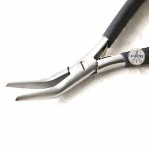 Pince à épiler à embout plat en acier inoxydable pour extensions de cheveux I-Tape - Product Image 2