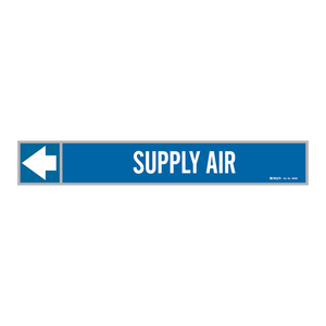 Etiqueta Autoadhesiva para Ductos de Aire Brady, Etiqueta de Identificación HVAC Duradera - Product Image 2