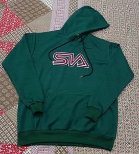 Sudadera con Capucha Personalizada OEM ODM con Logotipo Bordado, Diseño Vintage, 450 GSM, Efecto Desgastado por el Sol, Felpa de Algodón, con Pedrería, para Hombre, Invierno - Product Image 5