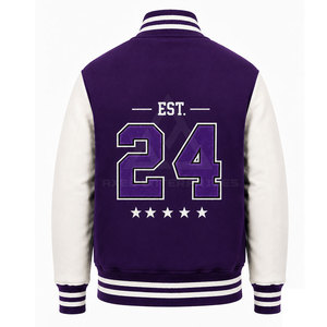Casual Men <b>Letterman</b> <b>Jacket</b> Embroidered Outerwear Bulk Supplier Durable Men <b>Letterman</b> <b>Jacket</b> - Product Image 3