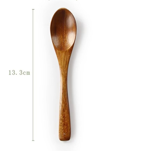 Cuchara de Cocina de Madera Maciza Premium – Utensilio de Cocina Reutilizable y Ecológico para Mezclar, Servir y Preparar Alimentos - Product Image 1
