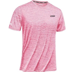 เสื้อยืดแขนสั้นคอกลมผู้ชาย ผ้าฝ้าย 100% แห้งเร็ว ระบายอากาศดี เป็นมิตรกับสิ่งแวดล้อม เหมาะสำหรับออกกำลังกาย ผ้าถักแบบอุ่นสบาย สวมใส่สบายๆ สำหรับเล่นกีฬา - Product Image 3