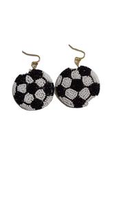 ต่างหูเม็ดเล็กลูกปัดทำด้วยมือเครื่องประดับแฟชั่นสไตล์คลาสสิกพร้อมการปักลายธงสหรัฐอเมริกาสำหรับผู้หญิงจากอินเดีย - Product Image 6