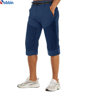 Pantalon Capri 3/4 pour Homme, Séchage Rapide, Mi-lourd, Décontracté, pour Randonnée en Plein Air, Short Cargo Tactique en Toile avec Taille Élastique - Product Image 1