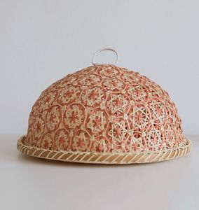 Panier de rangement en rotin éco-responsable fait main avec poignées, style moderne, multi-usages, rectangulaire, pour cuisine, conteneur alimentaire tissé - Product Image 2