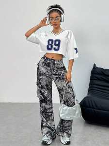 Expédition rapide, maillot de football blanc en mesh, numéro 89, streetwear pour femmes, OEM, étiquette privée, fabricant en gros - Product Image 4