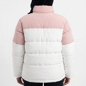 Women's Winter Puffer Jacket Stand Collar Lightweight Warm Windproof <b>Zipper</b> <b>Coat</b> Wholesale - Product Image 2