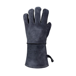 ถุงมือเชื่อมหนังวัวพรีเมียม ถุงมือนิรภัยขายดี ราคาถูก ขายส่ง มีสีให้เลือกหลากหลาย - Product Image 4