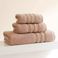 Wholesale Custom 100% Cotton Quick-Dry Solid Color Thick Square Scarf Face Towels Bath Towel Set for Bathroom Hotel Outdoor Use