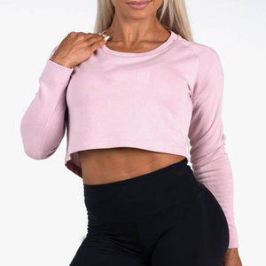 Sudadera corta con cremallera verde oliva para mujer, sudadera corta con cremallera completa, sudadera corta con hombros caídos y cremallera frontal, sudadera con capucha de manga larga - Product Image 1