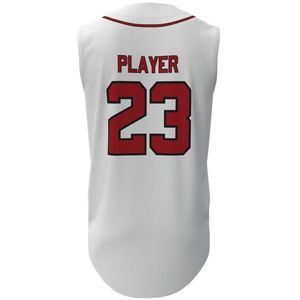 Camiseta Deportiva de Béisbol sin Mangas Personalizada para Hombre, Jersey de Equipo con Botones, Ropa Deportiva para Entrenamiento y Juegos - Product Image 2