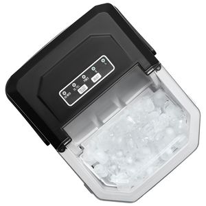 Macchina per il Ghiaccio da Banco Portatile con Funzione di Autopulizia, 9 Cubetti Pronti in 6 Minuti, 26 Libbre in 24 Ore, Include Paletta e Cestello - Product Image 1