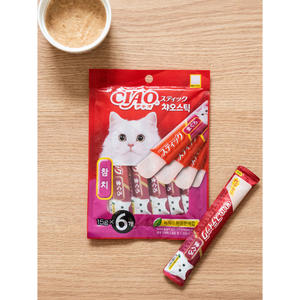 Inaba Chao Stick ปลาทูน่า15g X 6ขนมสำหรับสัตว์เลี้ยง - Product Image 1