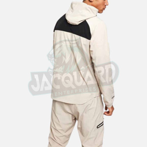 ชุดแจ็คเก็ตวินด์เบรกเกอร์แบบสั้น 2 ชิ้น สไตล์ล่าสุด พร้อมกางเกงคาร์โก้ ซิปแบบรูดขึ้น ผลิตจากไนลอนและโพลีเอสเตอร์ เหมาะสำหรับสตรีทแวร์ ชุดวอร์มสำหรับผู้ชาย ราคาขายส่ง รับผลิตแบบ OEM - Product Image 5