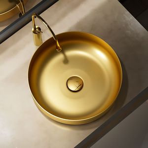 Superior Brass Wash <b>Basin</b> Luxury Handmade Bathroom Bowl Sink Elegant Hotel Restaurant Residential Vanity Decoration Product - Product Image 1