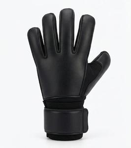 Guantes de Portero Negros Completamente en Látex y Cuero PU, con Protección para los Dedos y Logotipo Personalizado - Product Image 6