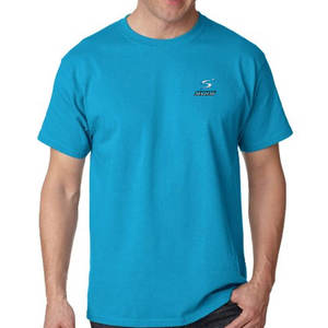 T-shirts d'été décontractés pour hommes en coton respirant, doux, confortables et élégants, à manches courtes, légers et unis - Product Image 1