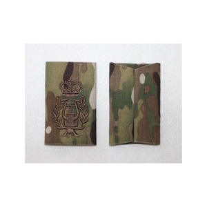 Écusson brodé multicam, modèle Rank Slide Band Master Bronze, ligne de broderie Lieutenant Commander Grande, best-seller, en tissu toile à coudre - Product Image 1