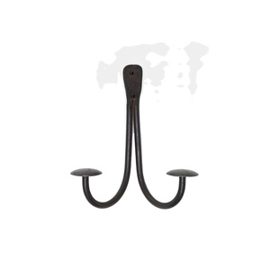 Black Coated Durable Quality Towel Hook Household Wall Hanging Single Cloths Hanging Bathroom Kitchen <b>Door</b> Hooks for Towel - Product Image 1