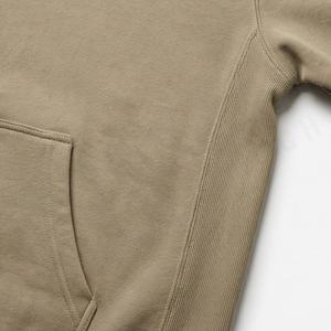 Sweat à capuche basique pour homme en tissu mélangé coton, broderie, logo imprimé, support OEM ODM, vente en gros, chaud pour l'hiver - Product Image 5