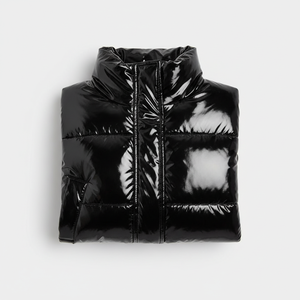 เสื้อแจ็คเก็ตพัฟเฟอร์แบบครอป แขนยาว ขนแกะ ปรับแต่งได้ ราคาดีที่สุด กันน้ำ หนักพิเศษ - Product Image 3