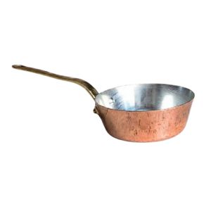 Sartén de Cobre Martillado a Mano con Mango de Aluminio - Olla Profesional con Revestimiento de Estaño para Cocina y Restaurante, Venta al por Mayor - Product Image 1