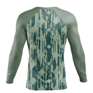 Camiseta de Compresión con Logotipo Personalizado OEM, Camiseta Deportiva de Manga Larga para Hombre, Poliéster y Elastano, Sublimación, Precio al por Mayor - Product Image 2