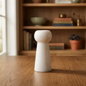 Brûleur d'encens rond en marbre, décoration d'intérieur, design minimaliste, durable, salon, toutes saisons - Product Image 6