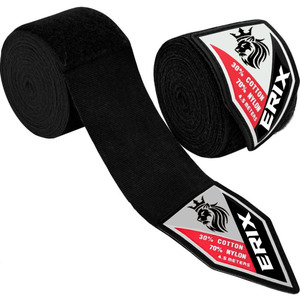 Custom Logo Cotton Adjustable Print Boxing Hand Wraps Bandages Elastic Handwraps Gym Wholesale Mexican Style 180 - Product Image 1