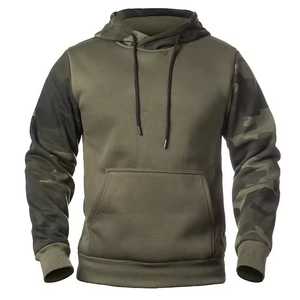 Sudadera con Capucha de Camuflaje para Hombre, Corte Regular, Diseño con Bolsillos de Felpa Francesa, Ropa Casual de Otoño, Transpirable, 100% Poliéster - Product Image 6