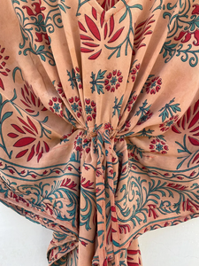 Caftan en soie recyclée Robe de luxe Beau long caftan pour l'été Automne Printemps Saisons - Product Image 3