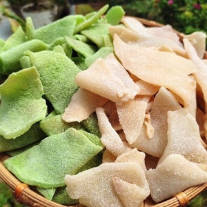 Rodajas de Carne de Coco Joven Cristalizada y Seca / Cintas de Coco Confitado Vietnamitas de Proveedor Vietnamita - Product Image 2