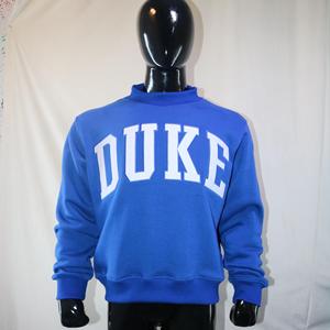 เสื้อสเวตเชิ้ต DUKE Mock Neck 450 GSM ปักชื่อแบบ Applique ทรงโอเวอร์ไซส์ ทรงบ็อกซี่ ผ้าฝ้ายฟลีซเฟรนช์เทอร์รี่ 100% - Product Image 1