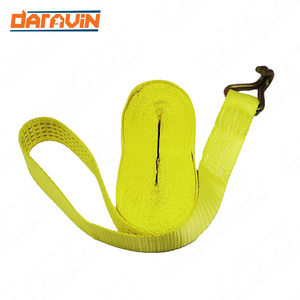 Polyester Strap Double <b>J</b> <b>Hooks</b> Lashing Ratchet 10M Heavy Duty Tie Down Cargo 50mm/4Ton/2000daN Rachet Straps - Product Image 2