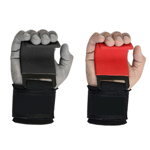 Correas de Levantamiento Ajustables con Cierre para Gimnasio, Levantamiento de Pesas, Soporte de Muñeca Unisex de Nailon, Elasticidad Moderada, Rojo y Negro - Product Image 1
