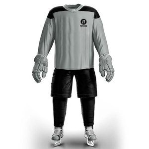 Uniforme de hockey sur glace respirant de haute qualité, sur mesure, pour hommes adultes, 100% polyester, vêtements de sport fabriqués au Pakistan - Product Image 1