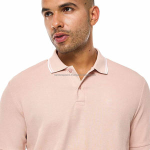 Nardon Apparel Golf informal para hombre para Polos 220 GSM bloque de color algodón poliéster personalizado impreso patrón sólido camiseta - Product Image 6