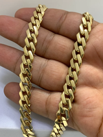 Collier chaîne maille forçat plaqué or véritable 18 carats, style hip-hop, bijoux en alliage de zinc pour accessoires de mode masculine, cadeau