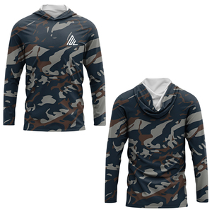 Sudadera con Capucha de Pesca Personalizada para Hombre, de Alto Rendimiento, Ligera, con Protección UV UPF 50+, Transpirable, de Secado Rápido, Manga Larga - Product Image 1