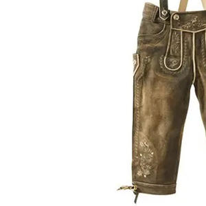 Commande en gros de costumes Lederhosen pour hommes, costume traditionnel bavarois allemand, qualité supérieure en daim, avec personnalisation OEM - Product Image 6