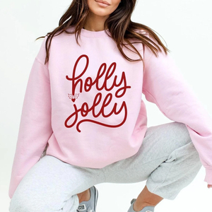 Wholesale Customize Christmas Sweatshirt Women's Crew Neck Long Sleeve Printed Pullover Winter <b>Tops</b> Custom Logo Design Sweater - Product Image 3