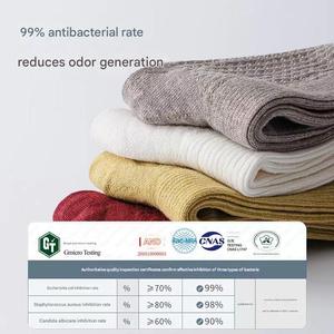 Modelo B, Dos Pares de <span class=keywords><strong>Calcetines</strong></span> de Media Pantorrilla para <span class=keywords><strong>Hombre</strong></span>, 100% Cáñamo de Fibra Larga, Ecológicos, Antibacterianos, Antideslizantes, de Secado Rápido - Product Image 3