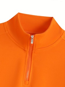 <b>Mens</b> Quarter Zip <b>Pullover</b> Solid Half Zip <b>Pullover</b> <b>Men</b> Long Sleeve Sweatshirt Mock Neck Golf Shirt Regular Fit Casual Fit - Product Image 3
