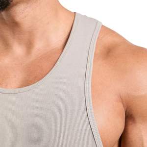Débardeur de sport pour homme personnalisé en gros, haute qualité, respirant, en coton, coupe Y, ajusté, anti-UV, séchage rapide, écologique, style urbain - Product Image 3