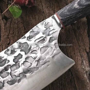 Best-Selling Japanese Style 8 Inch Eco-Friendly Damascus Steel <b>Kitchen</b> Cleaver <b>Knife</b> Rosewood Handle VG10 Blade Chopping Factory - Product Image 3